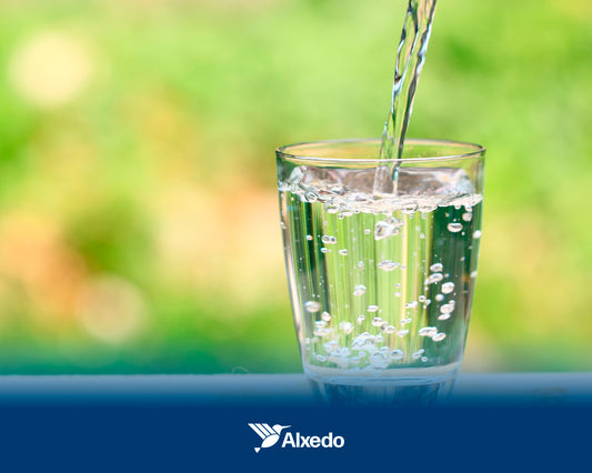 Vaso de agua purificada
