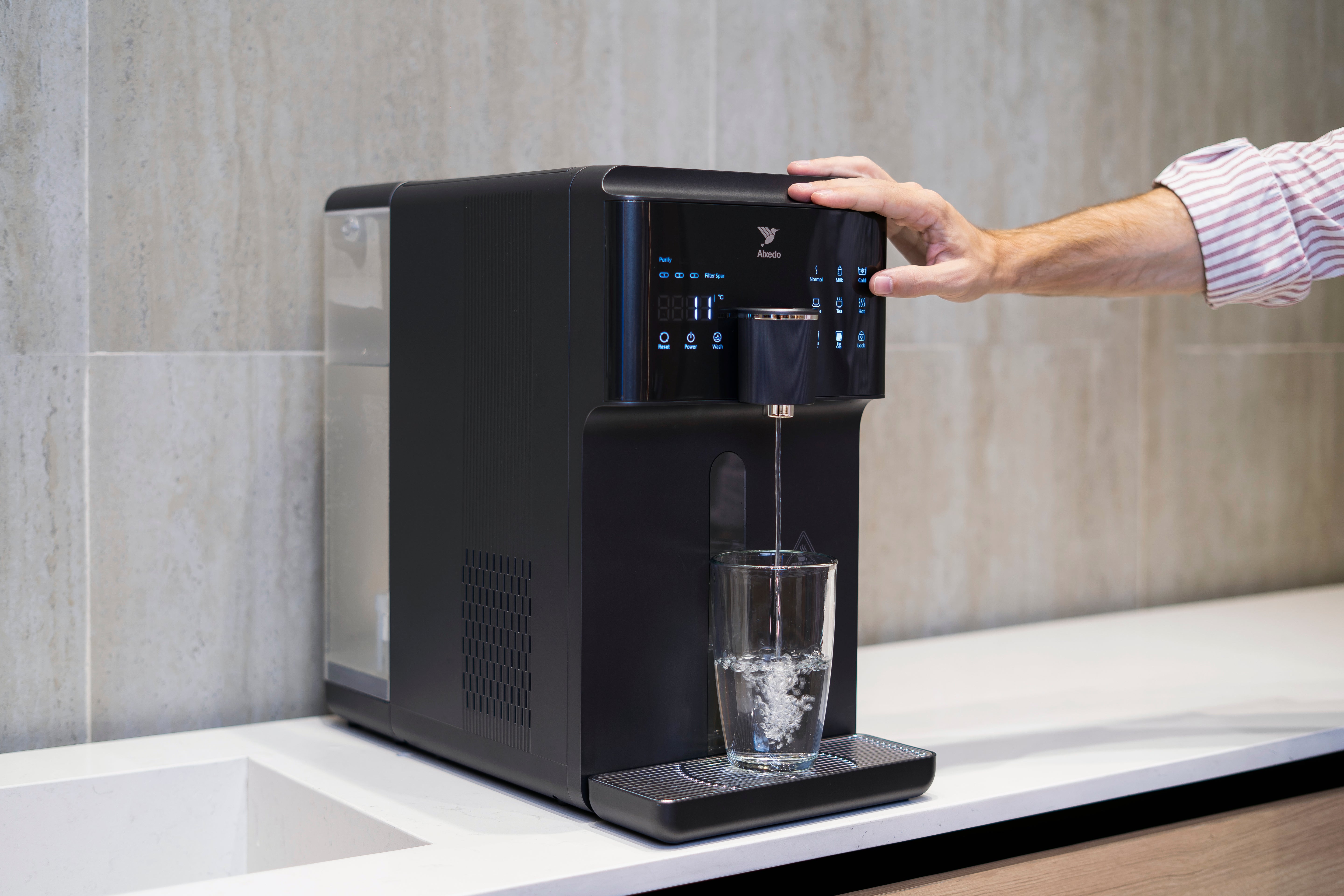 ALX2 - Purificador De Ósmosis Inversa Con Alcalinización + ALXfizz - Gasificador de Agua + Tarjeta de Regalo