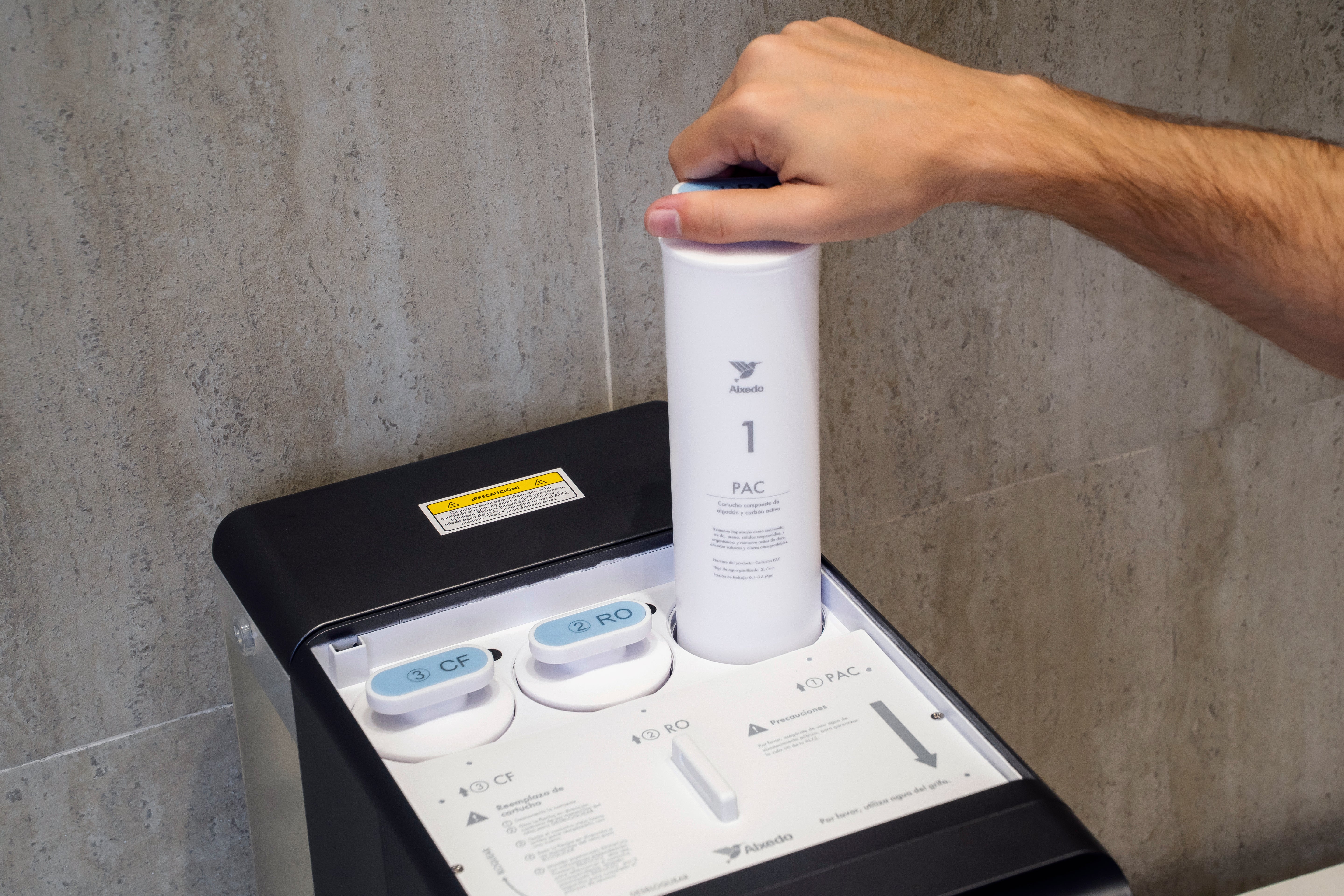 ALX2 - Purificador De Ósmosis Inversa Con Alcalinización + Mix 4 Jarabes Alxedo De Regalo