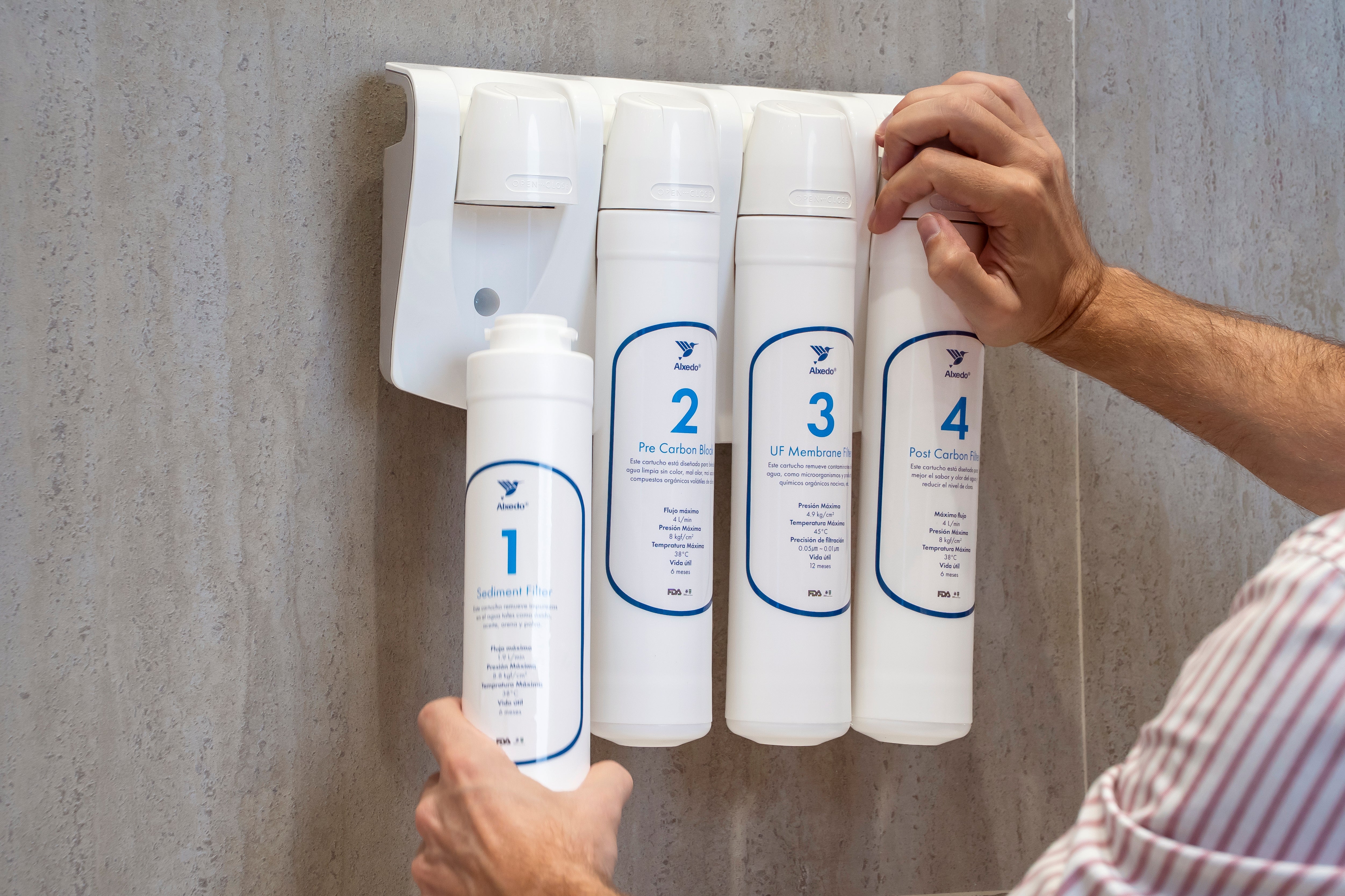 ALX Eco – Purificador con Ultrafiltración | 4 Etapas + Jarabe - Té Negro y Limón