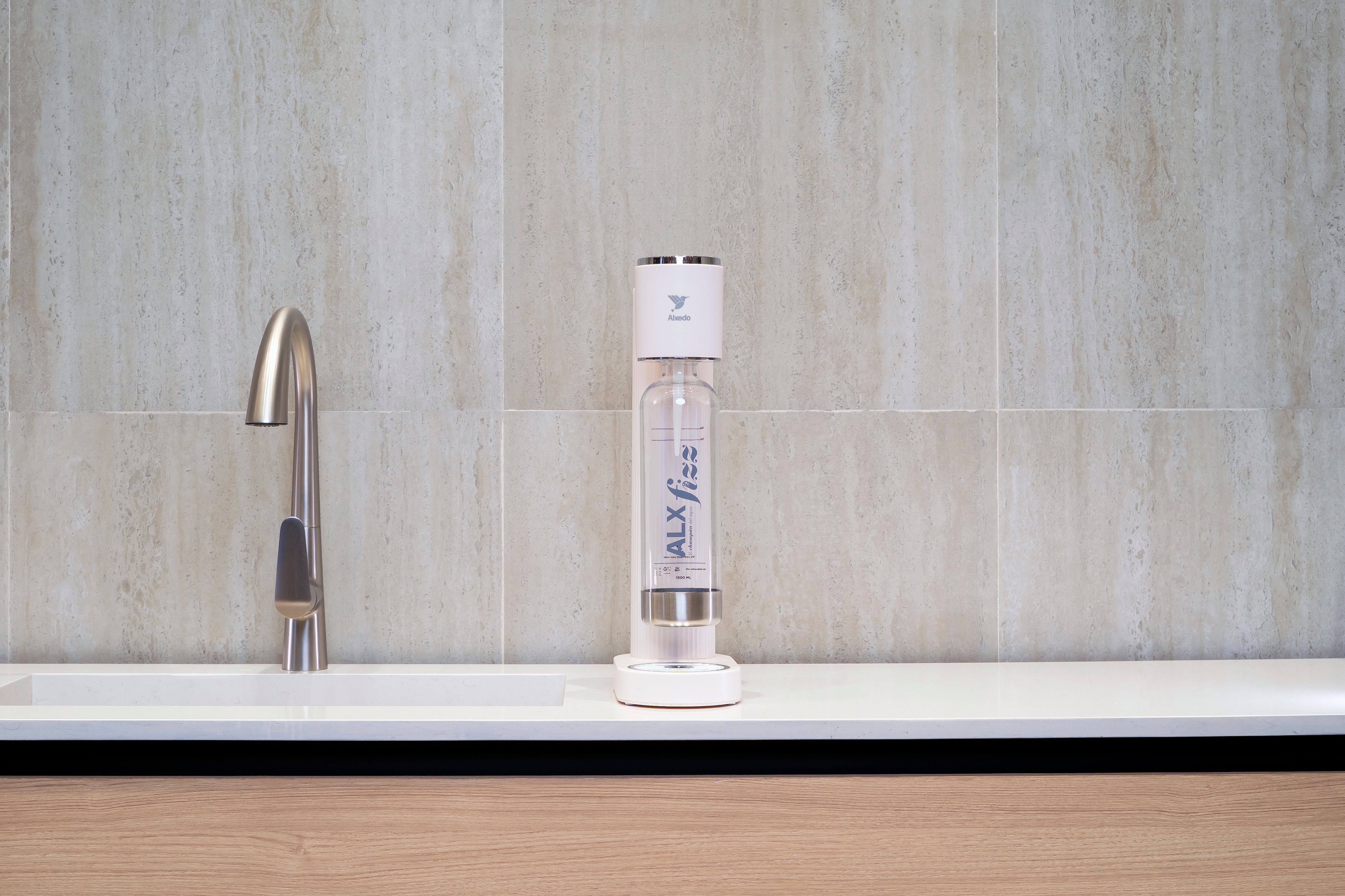 ALXfizz Style - Gasificador De Agua + Botella fizz Ajolote 1000 ml