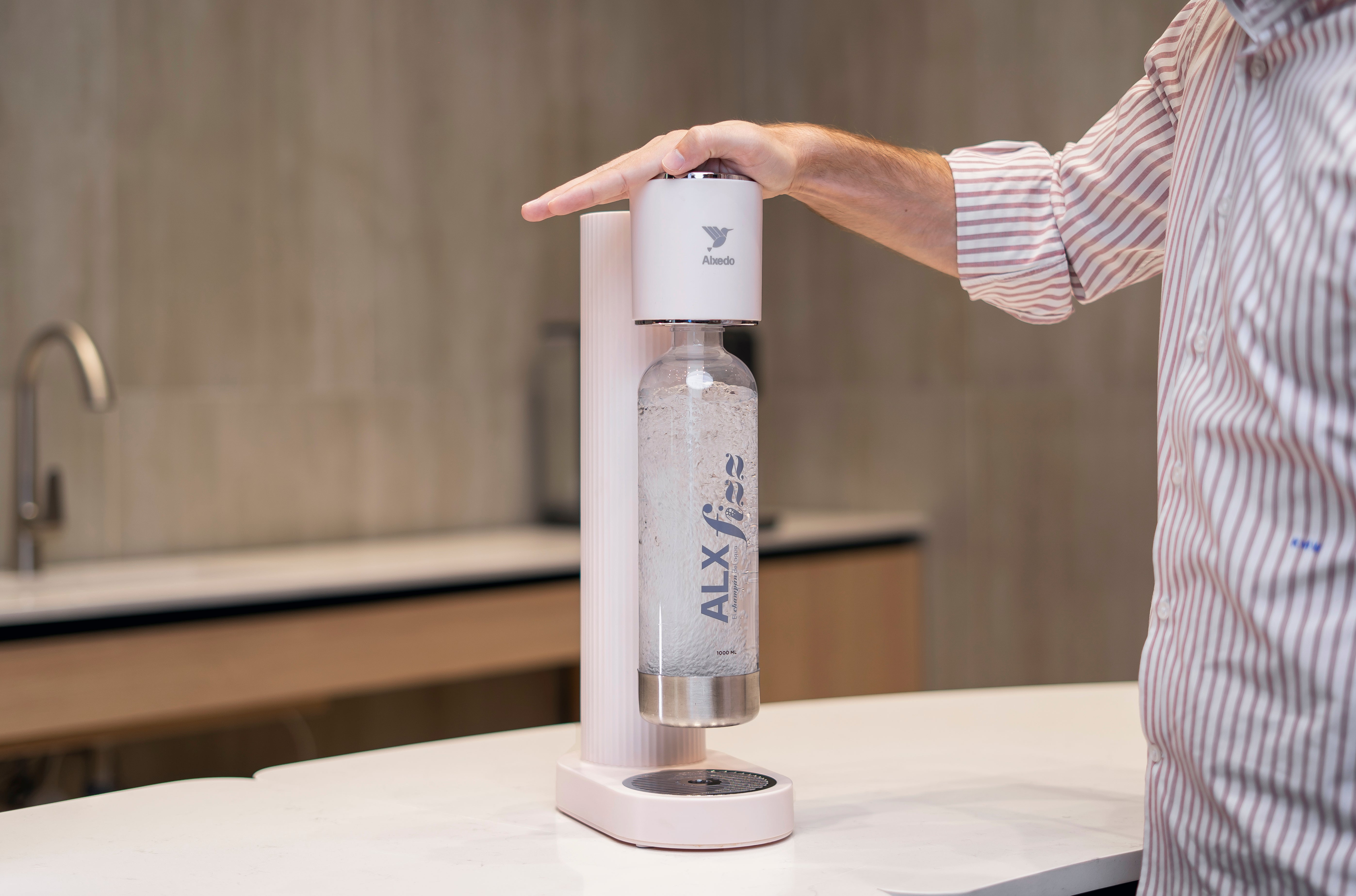 ALXfizz Style - Gasificador De Agua + Botella fizz Ajolote 1000 ml