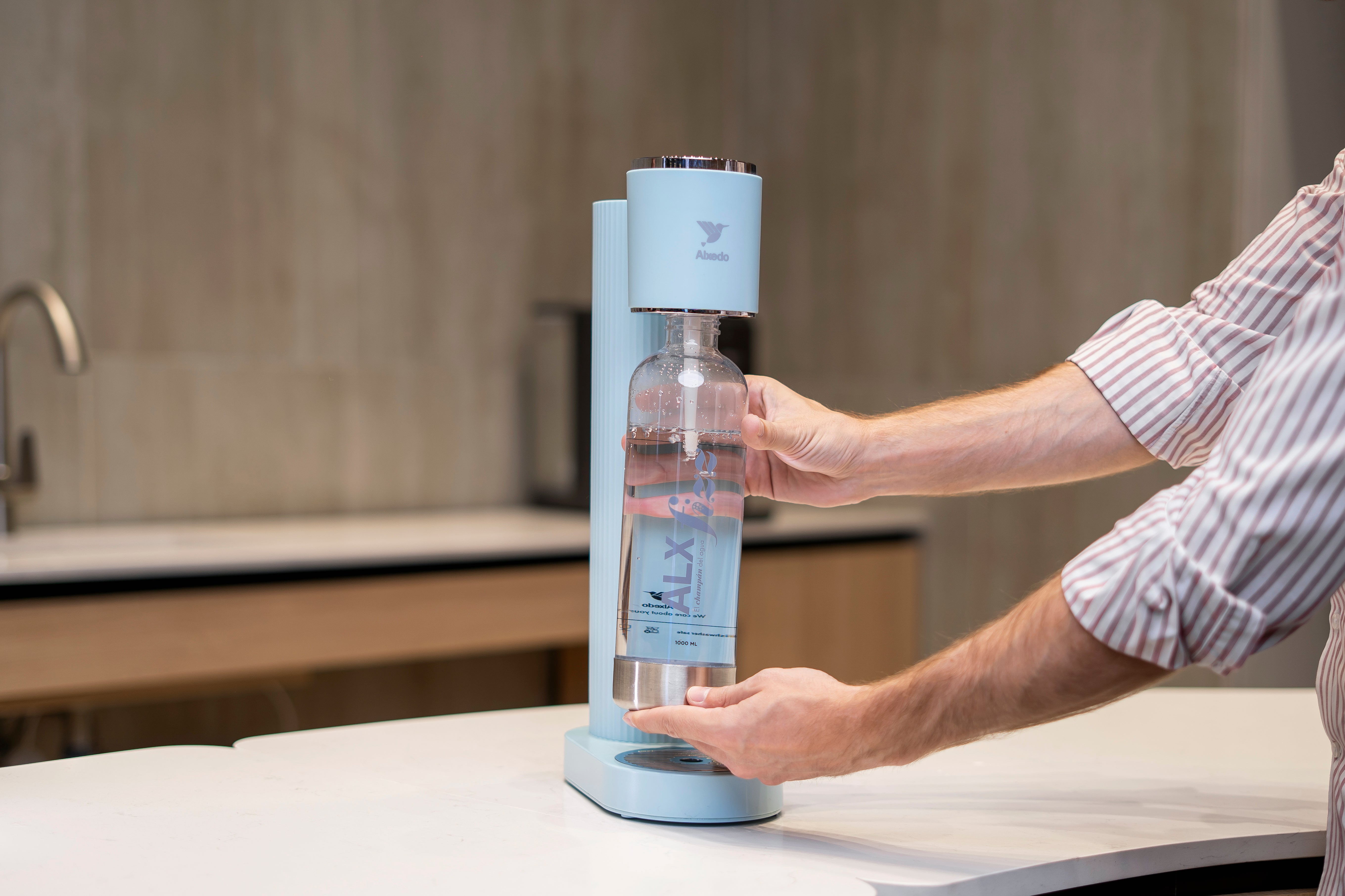 ALXfizz Style - Gasificador De Agua + Botella fizz Ajolote 1000 ml