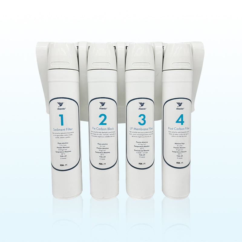 ALX Eco – Purificador con Ultrafiltración | 4 Etapas + Jarabe - Té Negro y Limón