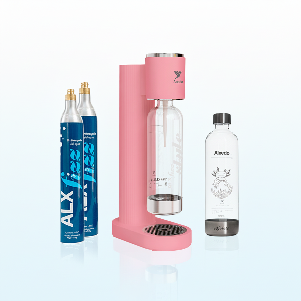 ALXfizz Style - Gasificador De Agua | Fizz Essentials Ajolote - Coral
