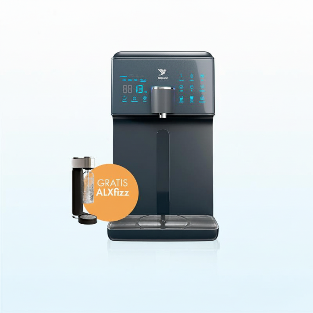 ALX2 - Purificador De Ósmosis Inversa Con Alcalinización + ALXfizz - Gasificador de Agua