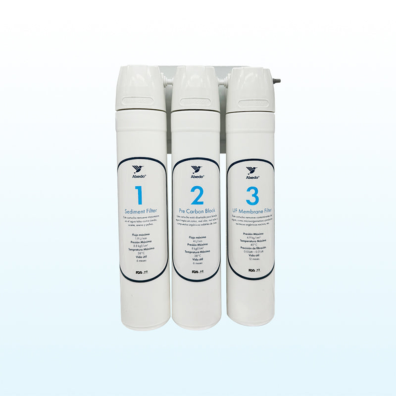 ALX Eco – Purificador con Ultrafiltración | 3 Etapas + Mix 4 Jarabes Alxedo De Regalo