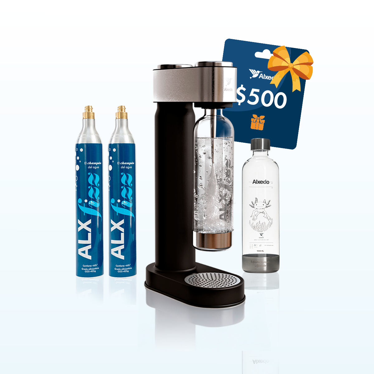 ALXfizz - Gasificador De Agua | Fizz Essentials Ajolote