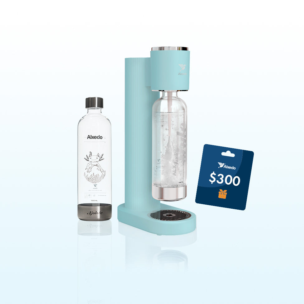 ALXfizz Style - Gasificador De Agua + Botella fizz Ajolote 1000 ml