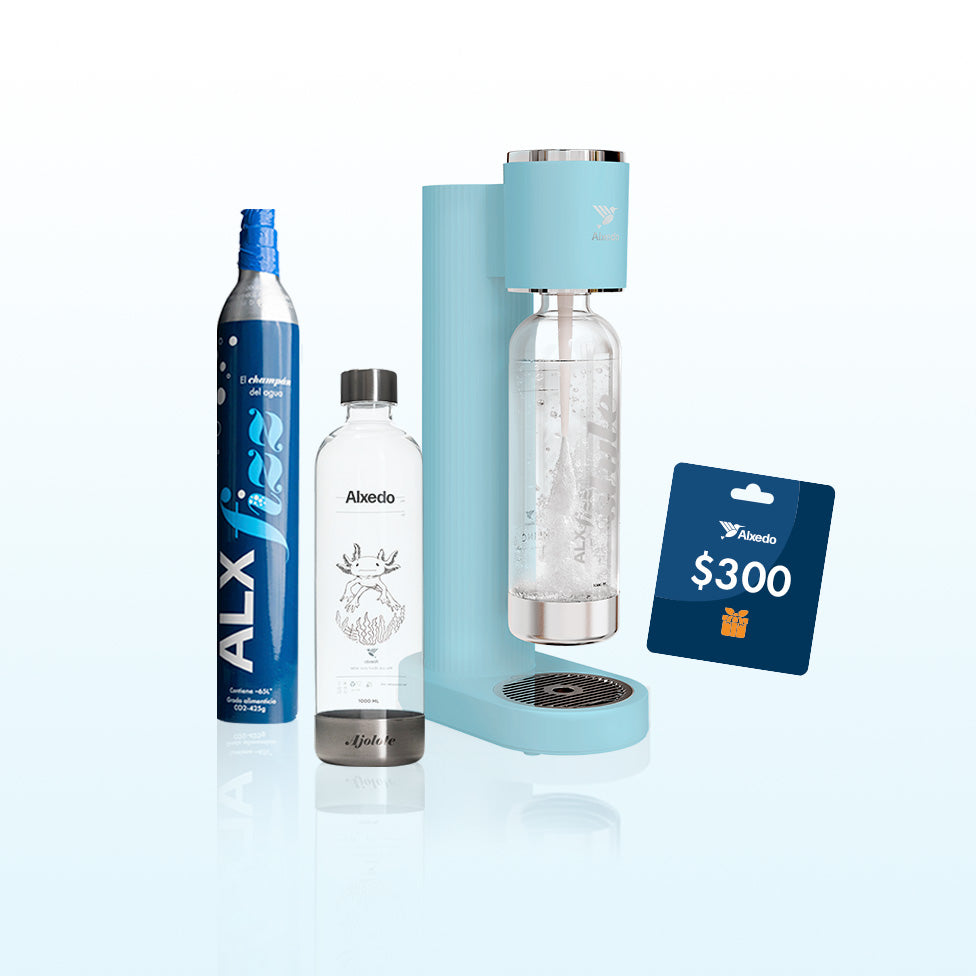 ALXfizz Style - Gasificador De Agua | Fizz Essentials Ajolote - Azul